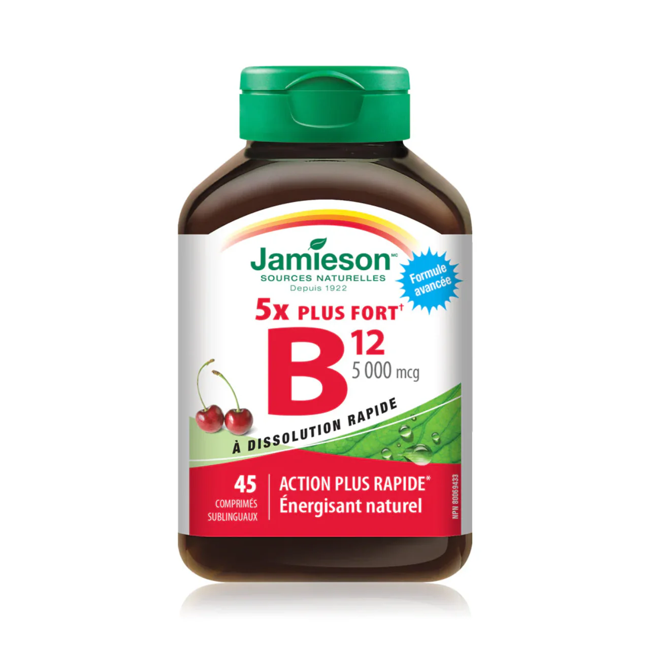 Jamieson - B12 5000 MCG 5x Stronger Fast Dissolving | 45 Tablets - Image 2