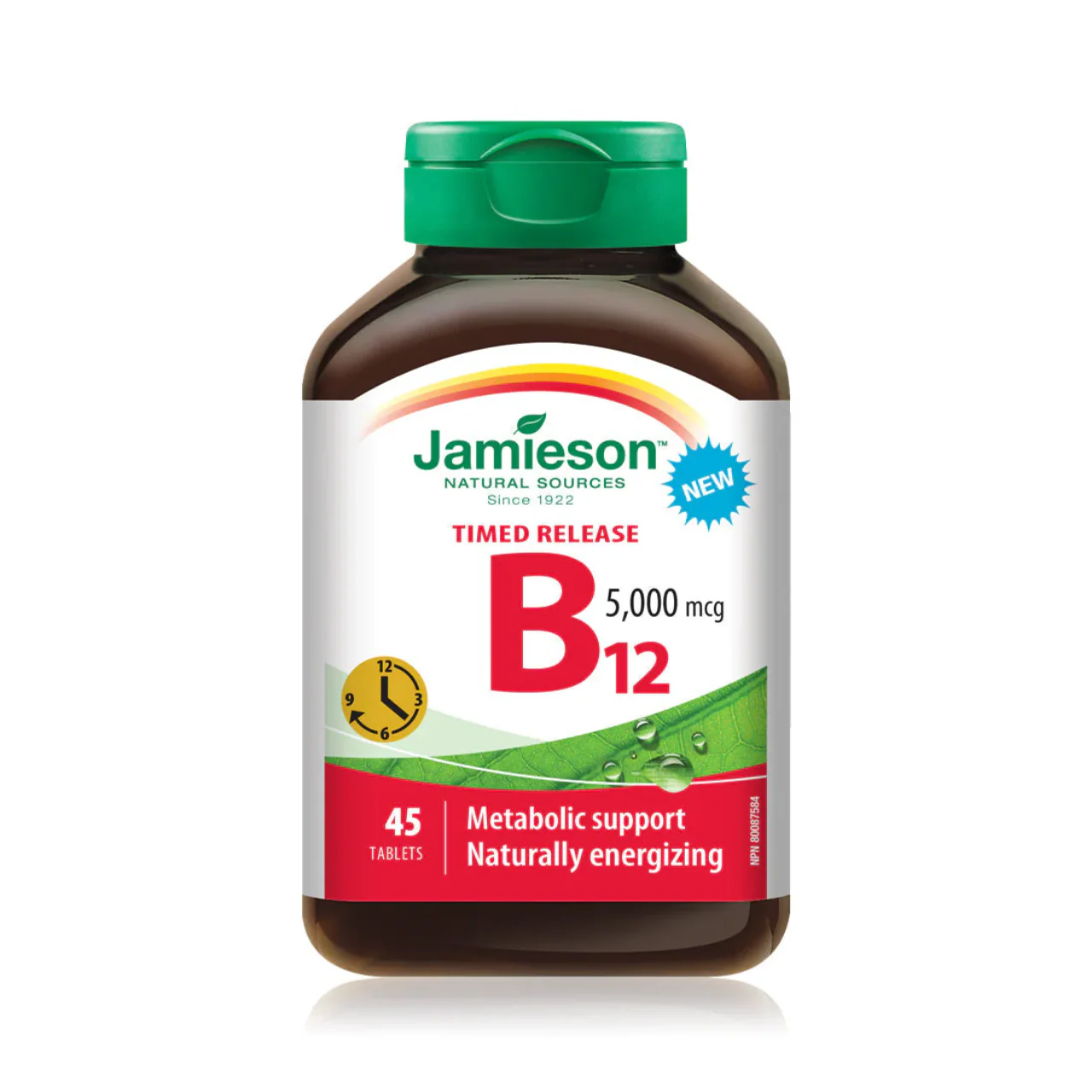 Jamieson - B12 5000 mcg Timed Release | 45 Tablets