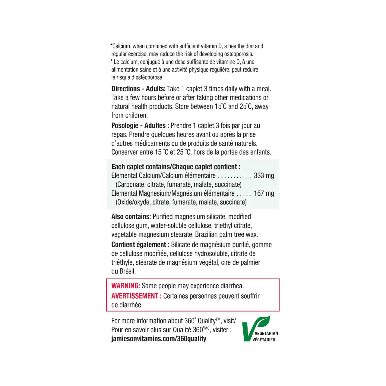 Jamieson - Calcium Magnesium | 200 Caplets - Image 3