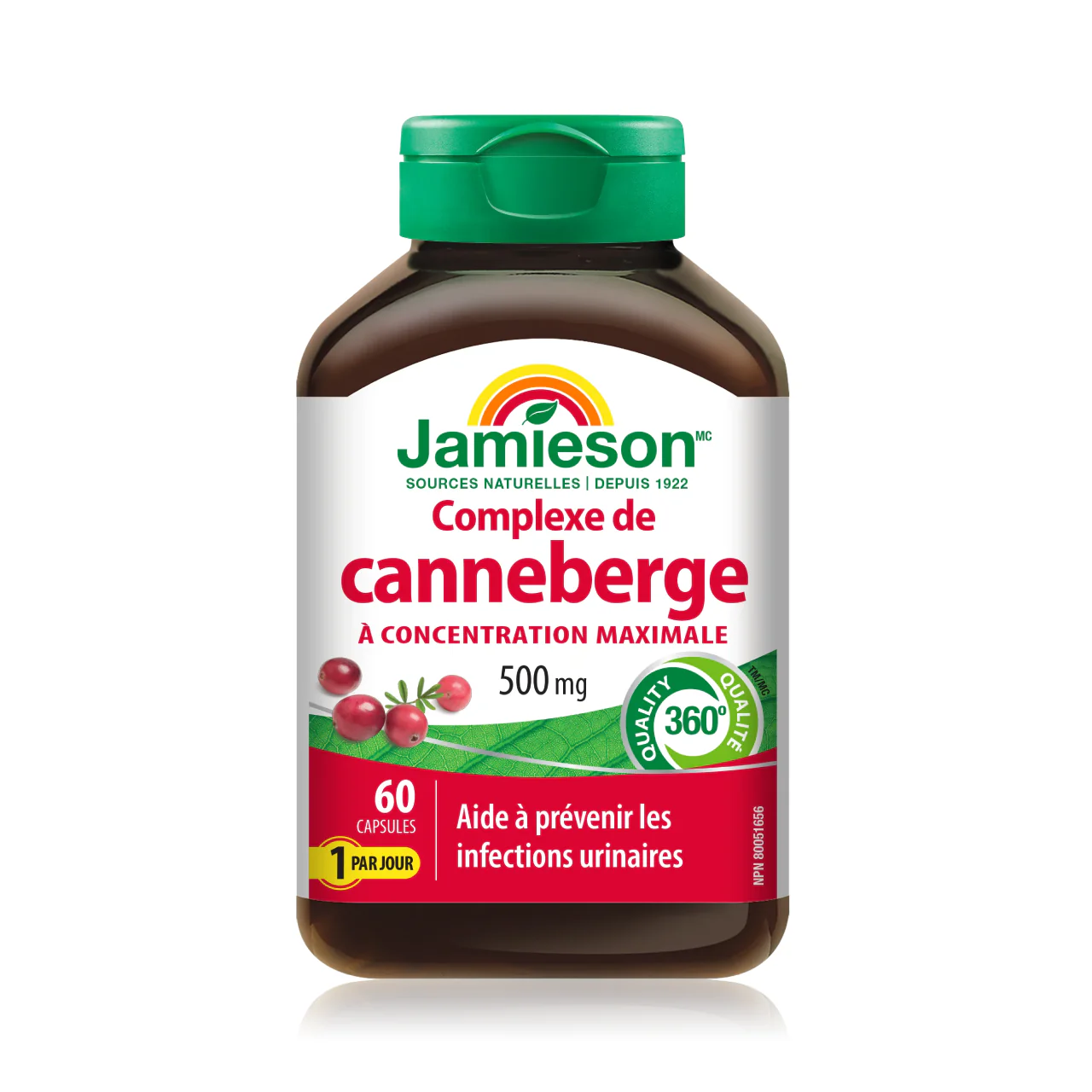 Jamieson - Cranberry Complex, 500 mg | 60 Capsules - Image 2