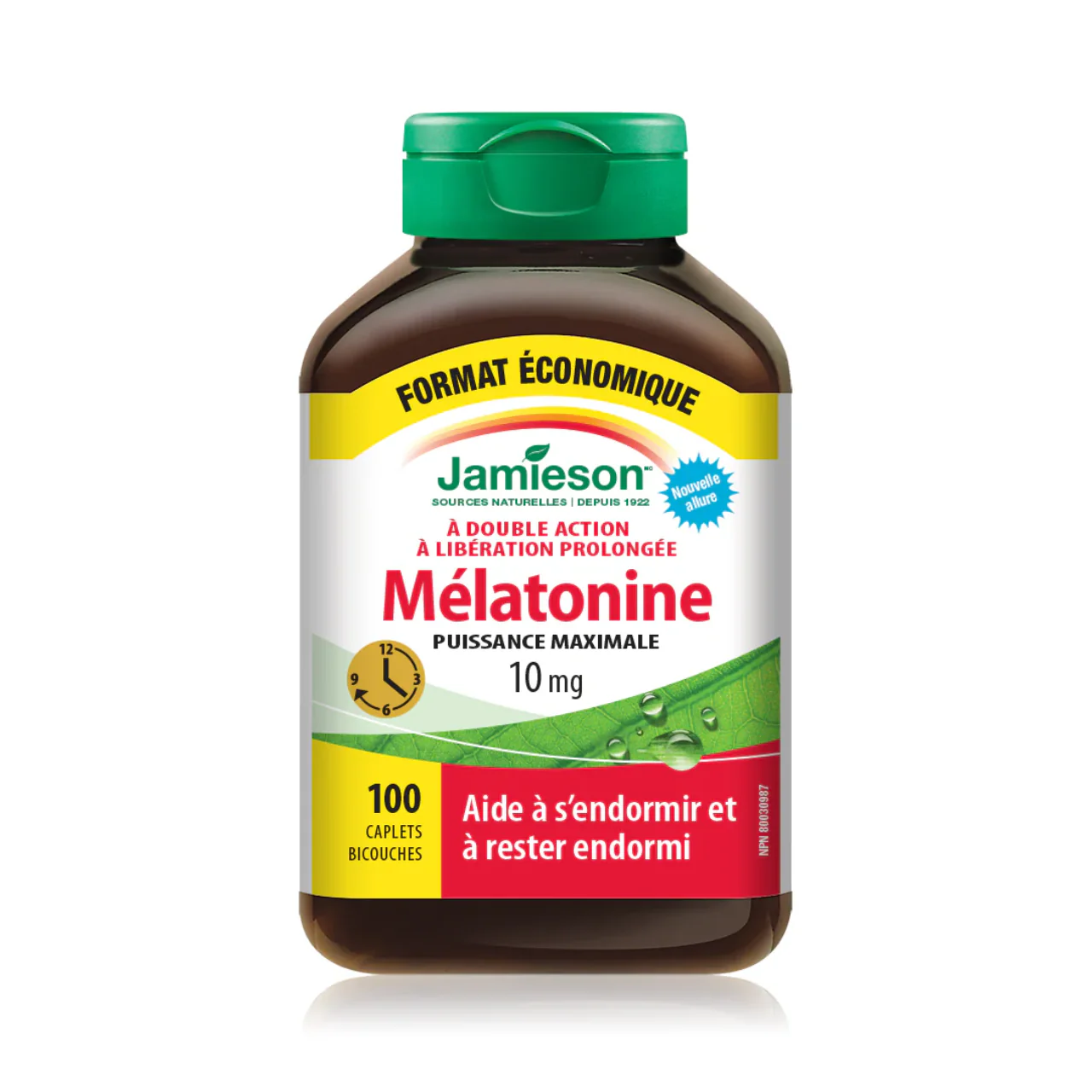Jamieson - Dual Action Melatonin 10 MG | 100 Caplets - Image 2