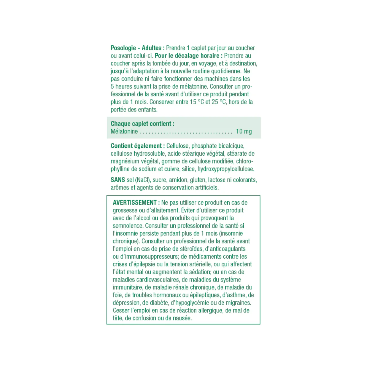 Jamieson - Dual Action Melatonin 10 MG | 100 Caplets - Image 3
