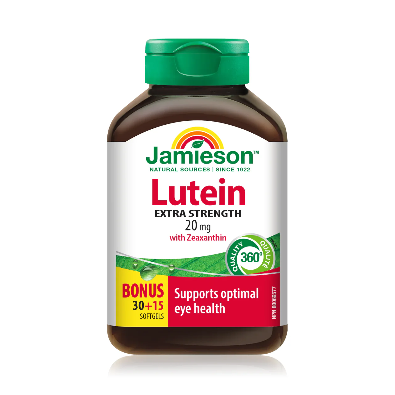 Jamieson - Extra Strength Lutein 20 mg with Zeazanthin | 45 Softgels