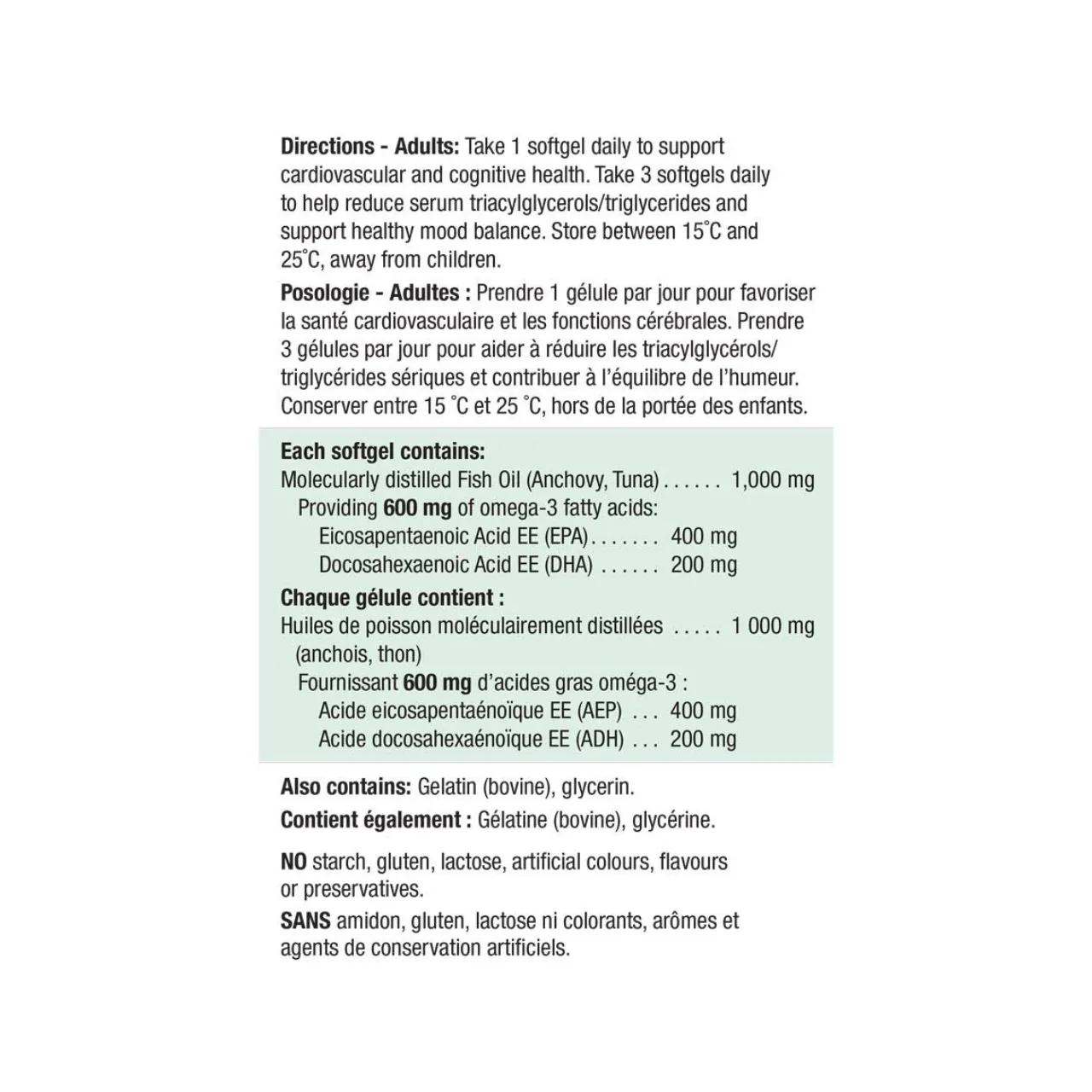 Jamieson - Extra Strength Omega-3 Complete 600 mg | 80 Softgels - Image 3
