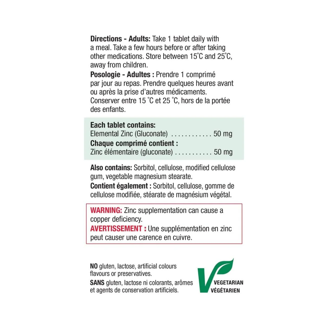 Jamieson - Ultra Strength Zinc 50mg | 100 Tablets - Image 3