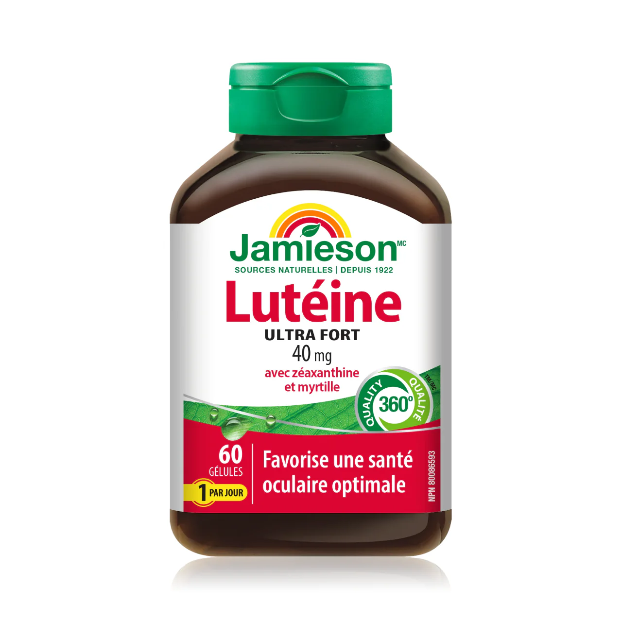 Jamieson - Ultra Strength Lutein 40mg with Zeaxanthin & Bilberry | 60 Softgels - Image 2