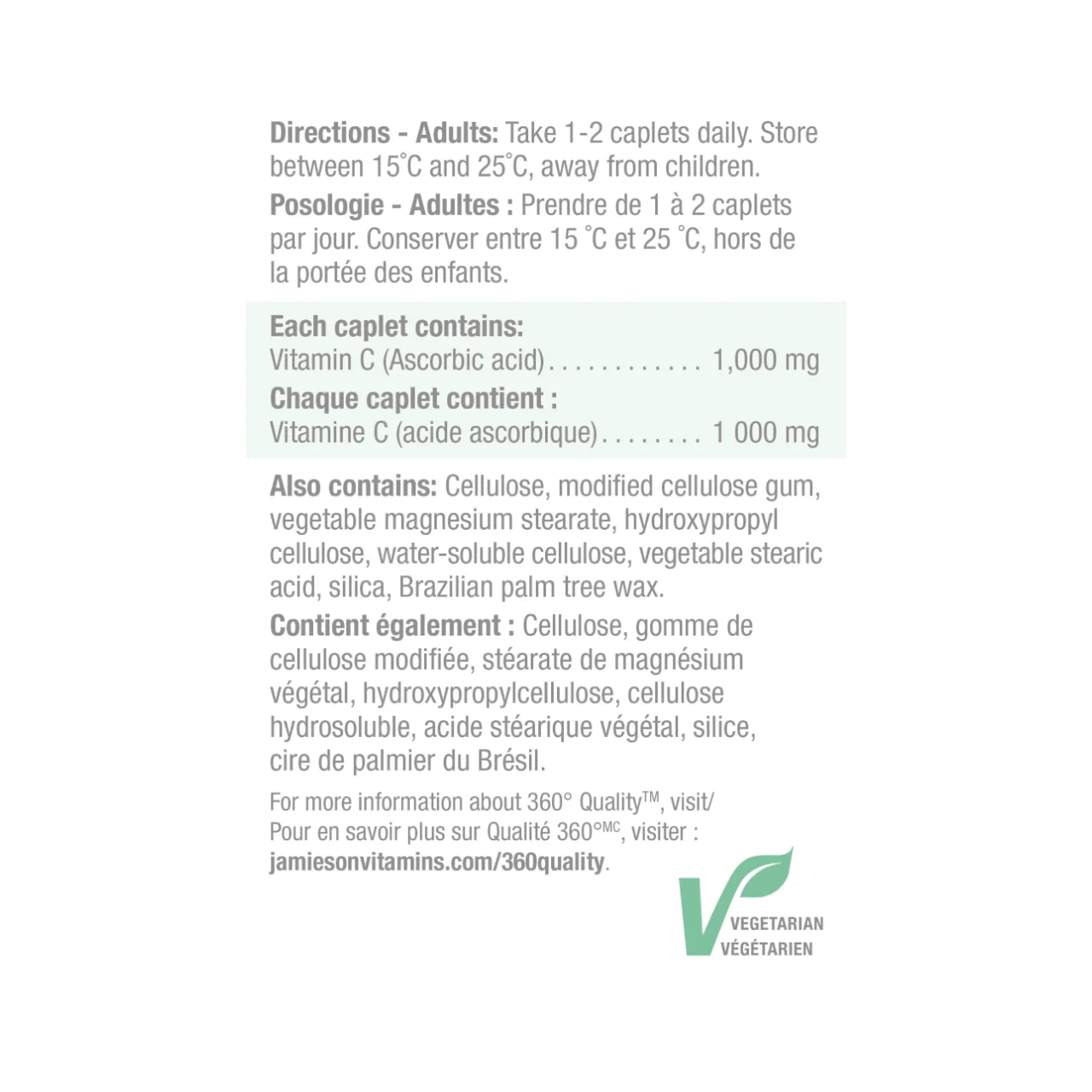 Jamieson - Vitamin C 1000 mg | 100 Caplets - Image 3