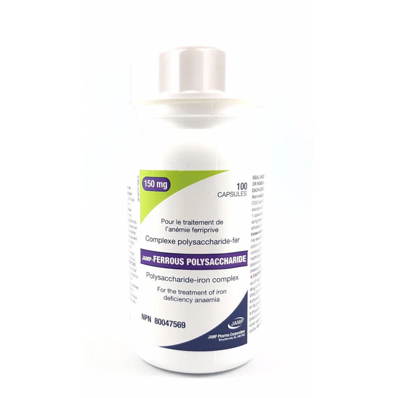 Jamp - Ferrous Polysaccharide 150 mg | 100 Capsules