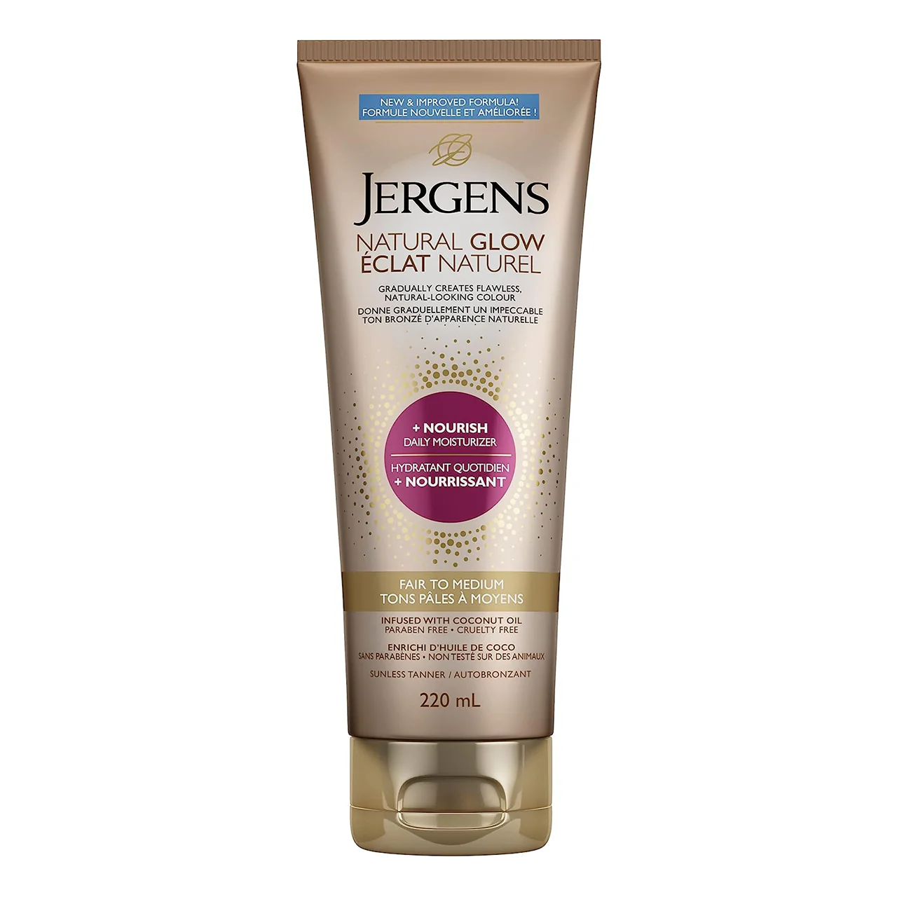 Jergens - Natural Glow + Nourish Moisturizer, Fair To Medium | 220 mL