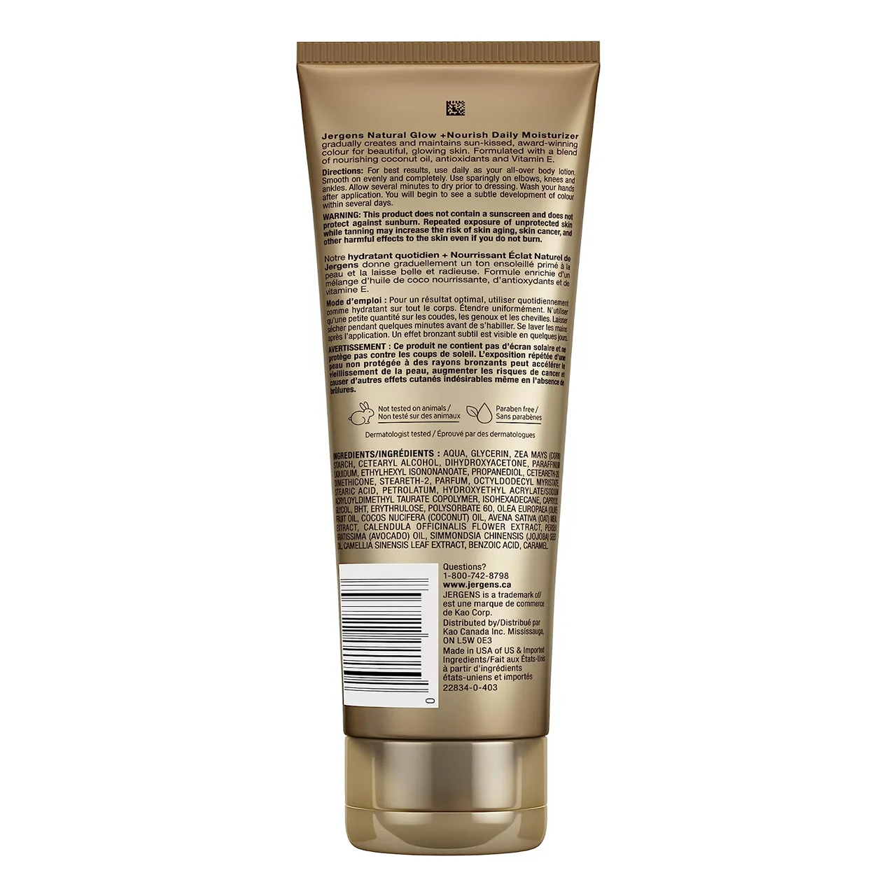 Jergens - Natural Glow + Nourish Moisturizer, Fair To Medium | 220 mL - Image 2