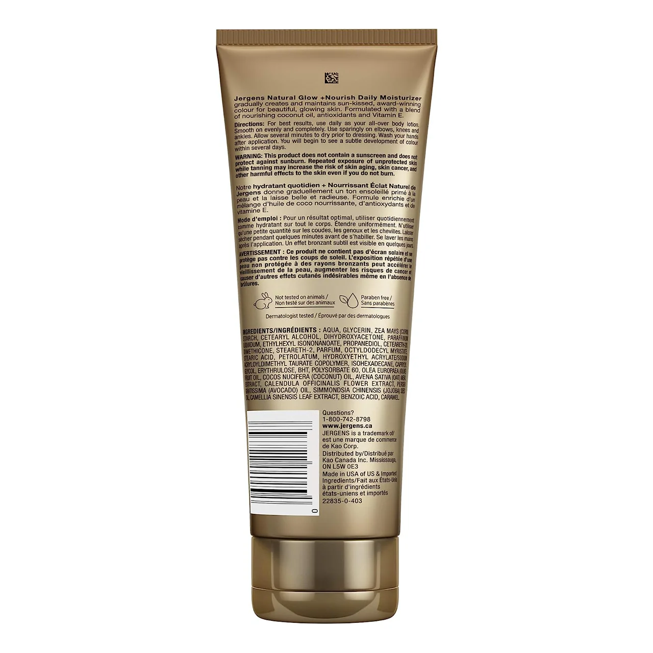 Jergens - Natural Glow + Nourish Moisturizer, Medium To Deep | 220 mL - Image 2