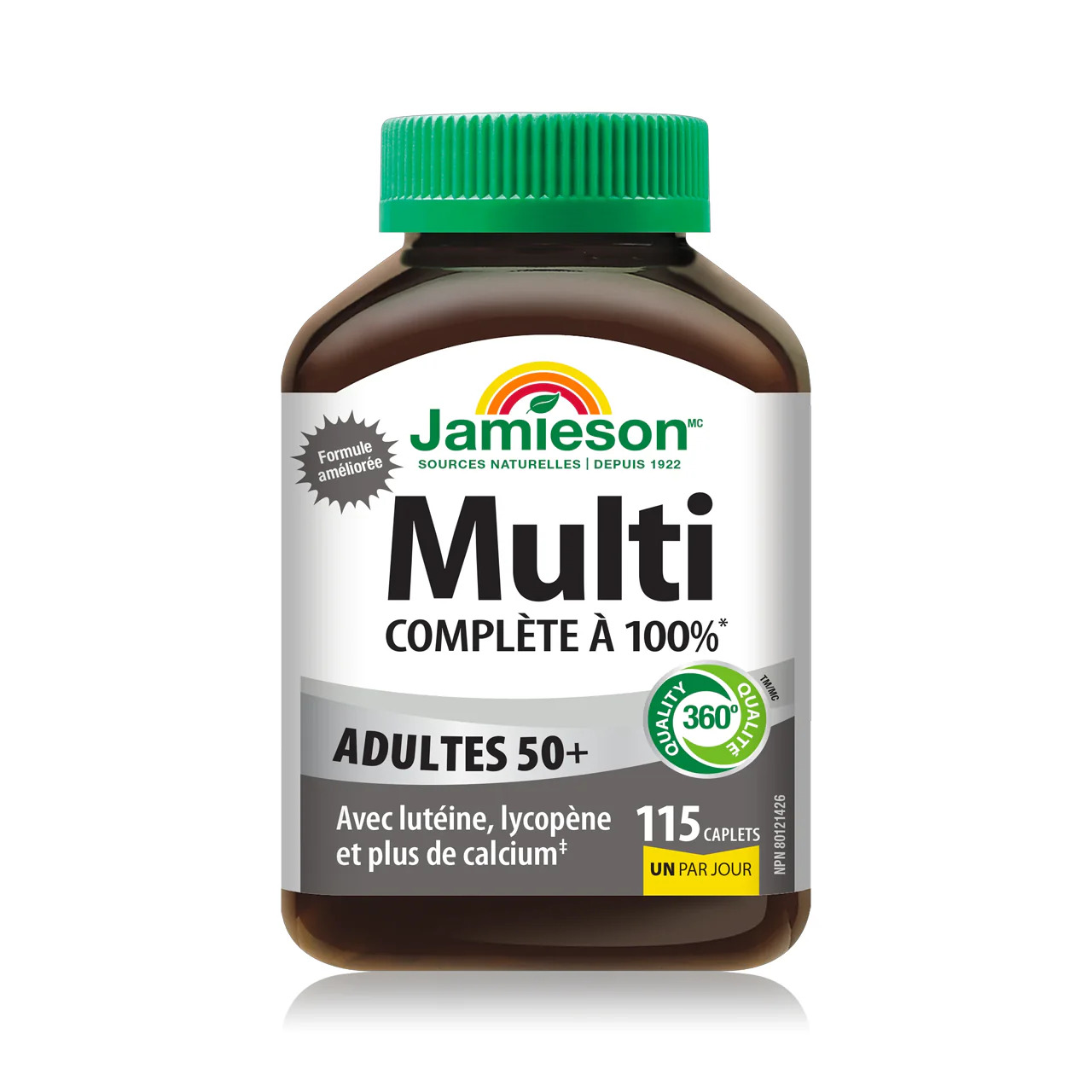 Jamieson - Multi 100% Complete Adults 50+ | 115 Caplets - Image 2