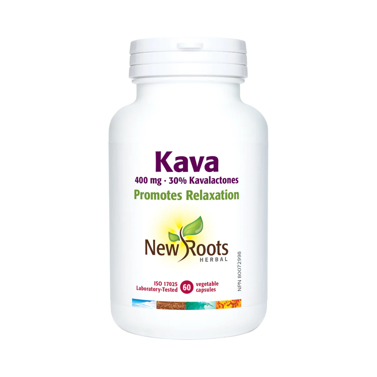 New Roots - Kava 400 mg 30% Kavalactones | 60 capsules