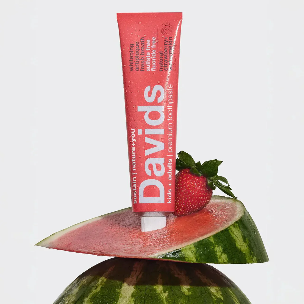 Davids Toothpaste - Kids+Adult Strawberry+Watermelon | 149 g - Image 7