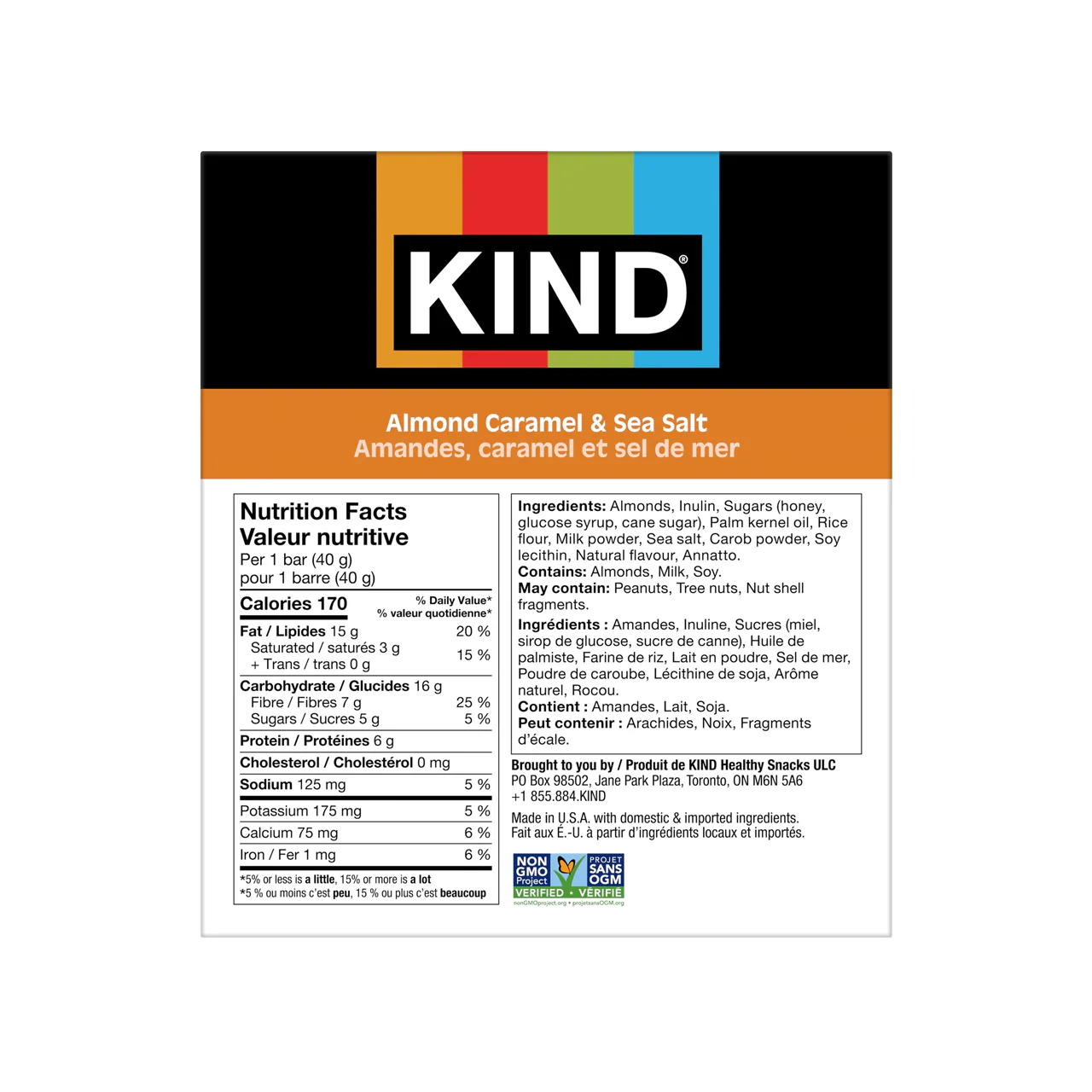 KIND - Nut Bars - Almond Caramel & Sea Salt | 5 x 40 g - Image 3