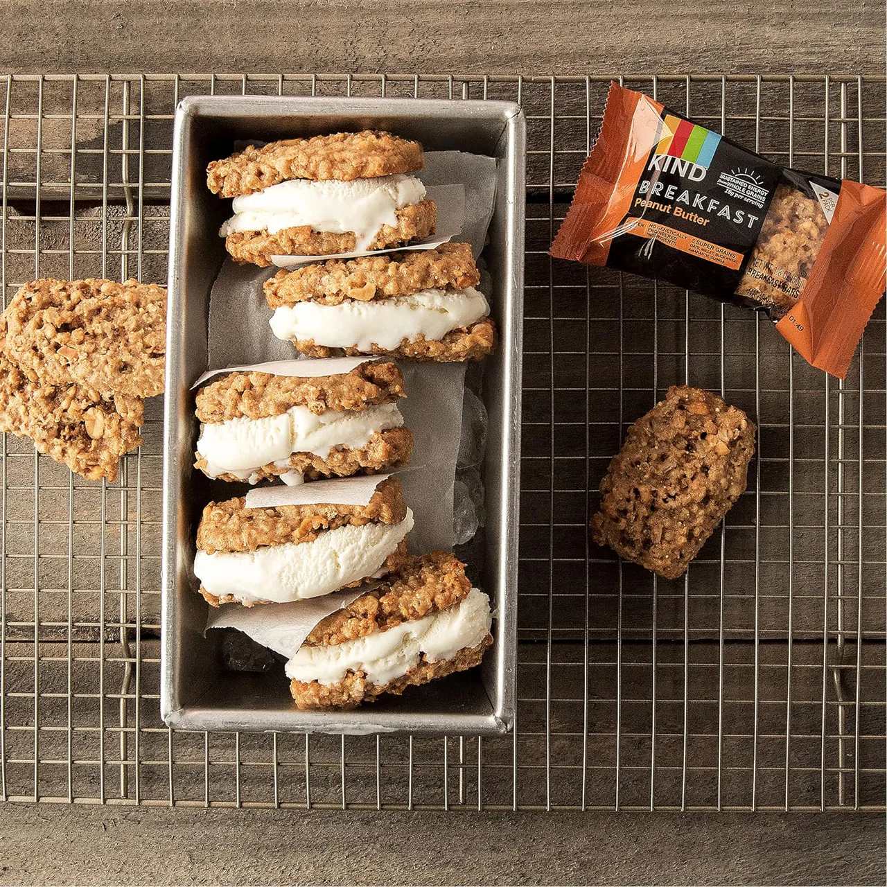 KIND - Breakfast Whole Grain Bars - Peanut Butter | 4 x 50 g - Image 3