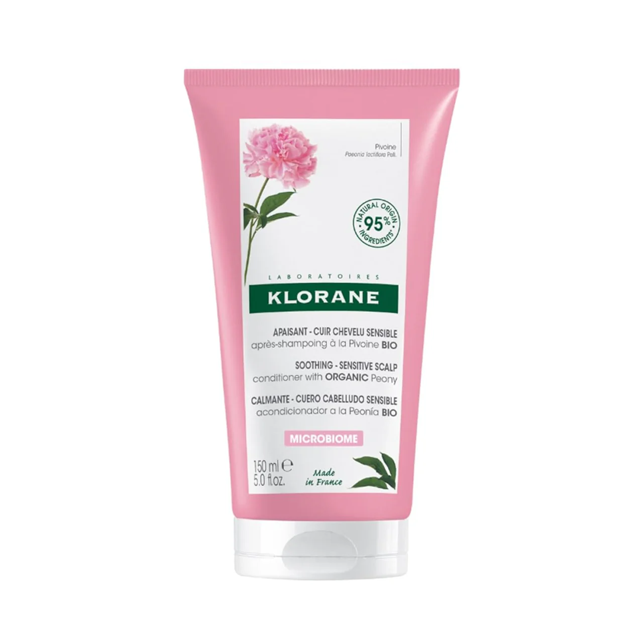 Klorane - Soothing Sensitive Scalp Conditioner, Organic Peony | 150 mL