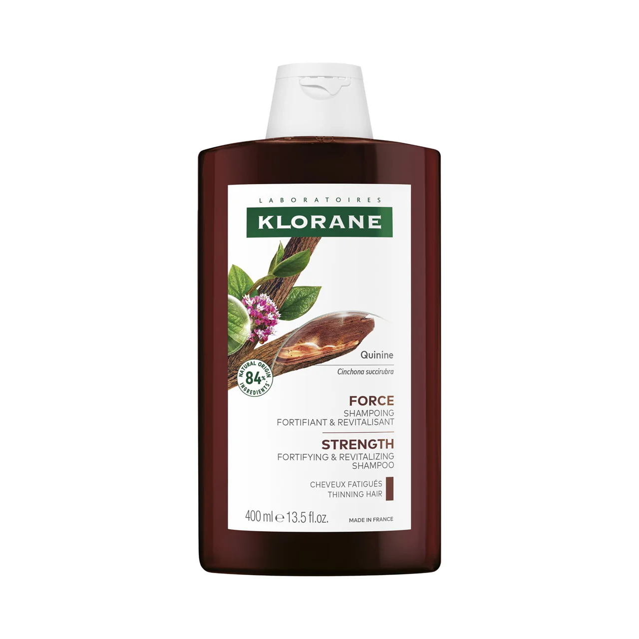 Klorane - Strength Shampoo with Quinine for Thinning Hair | 400 mL