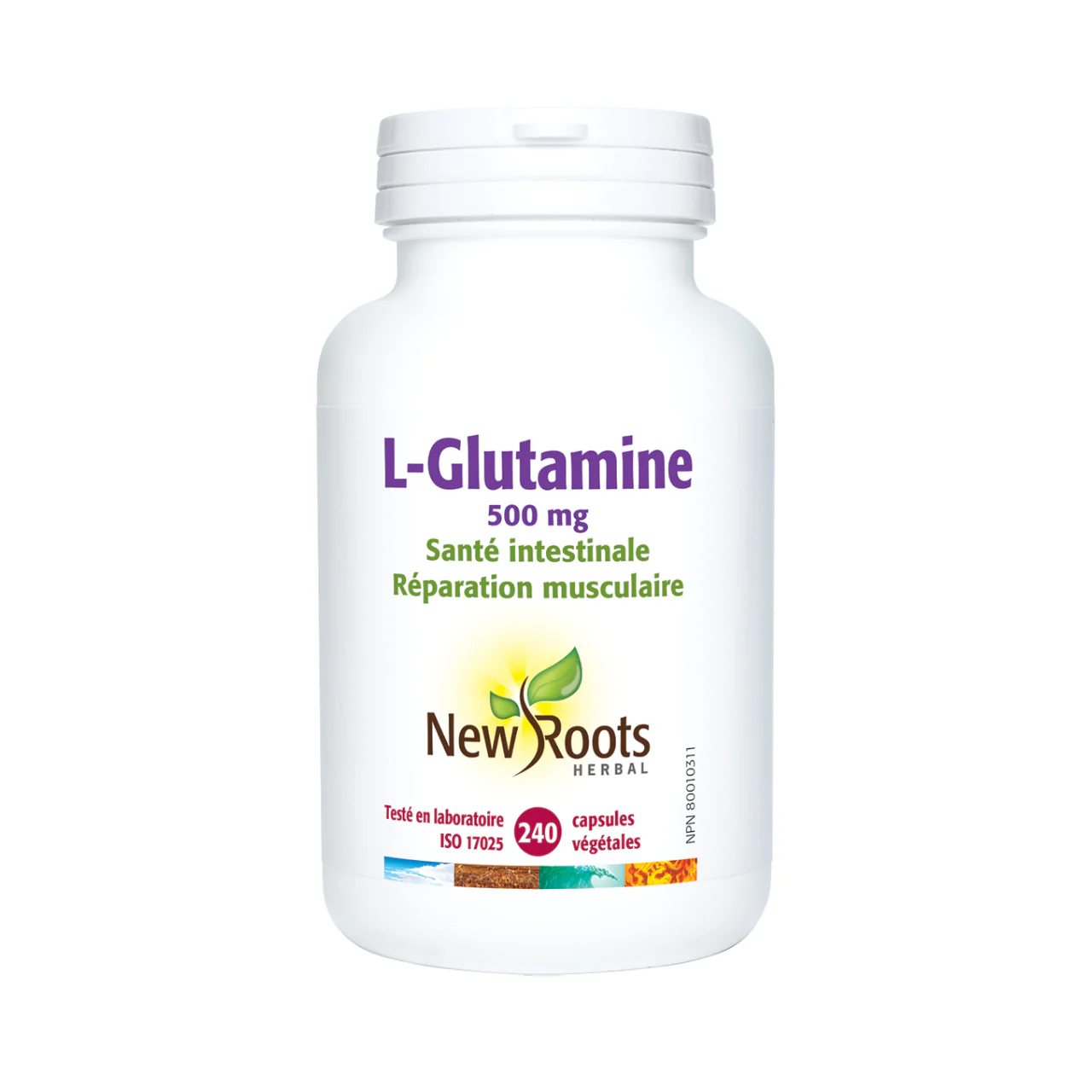 New Roots - L-Glutamine 500 mg | 240 capsules - Image 2
