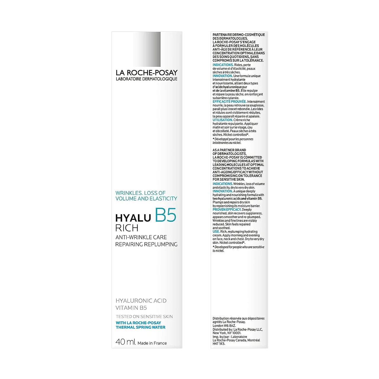 La Roche Posay - Hyalu B5 Rich Anti Wrinkle Care | 40 mL - Image 2