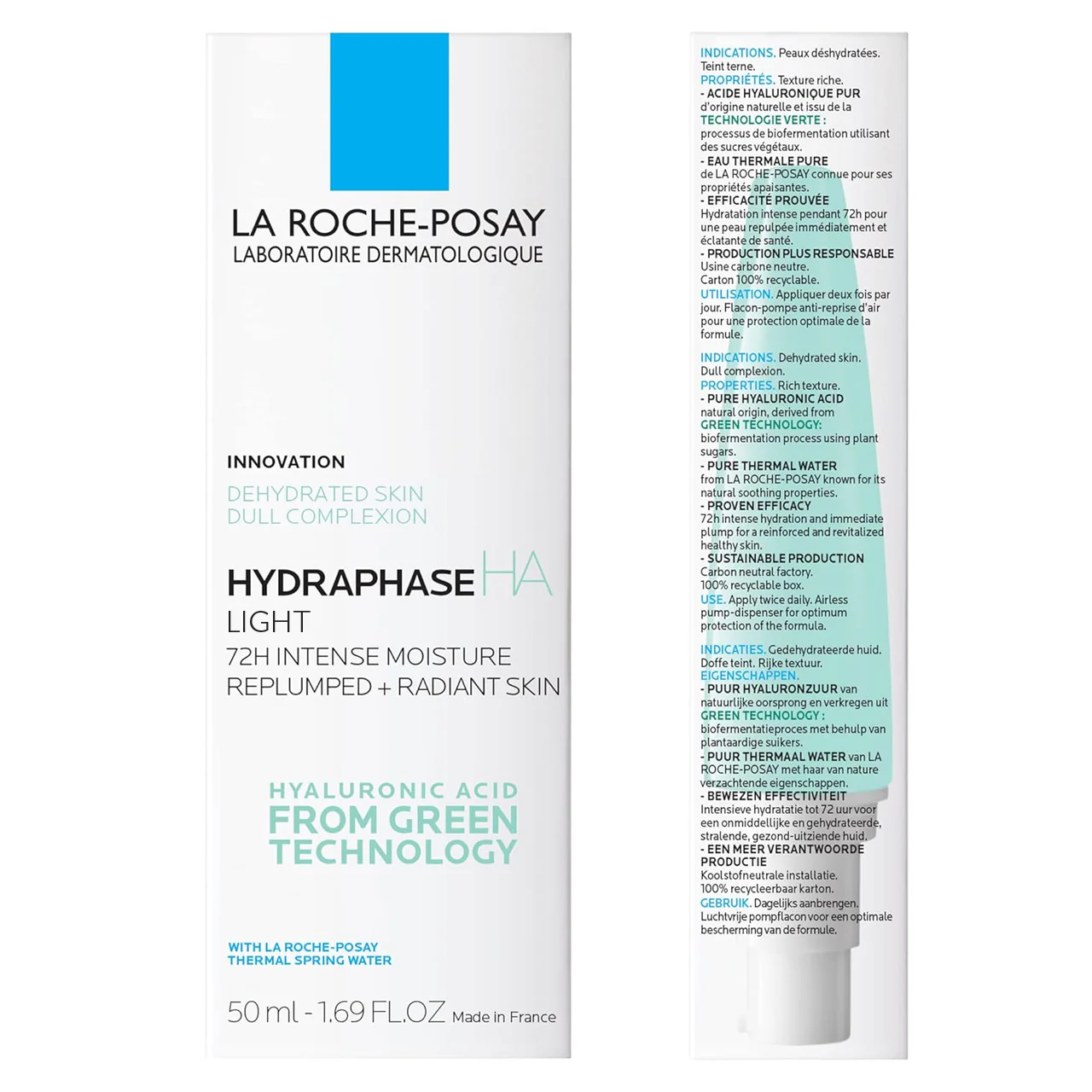 La-Roche Posay - Hydraphase HA Light 72H Intense Moisture | 50 mL - Image 2