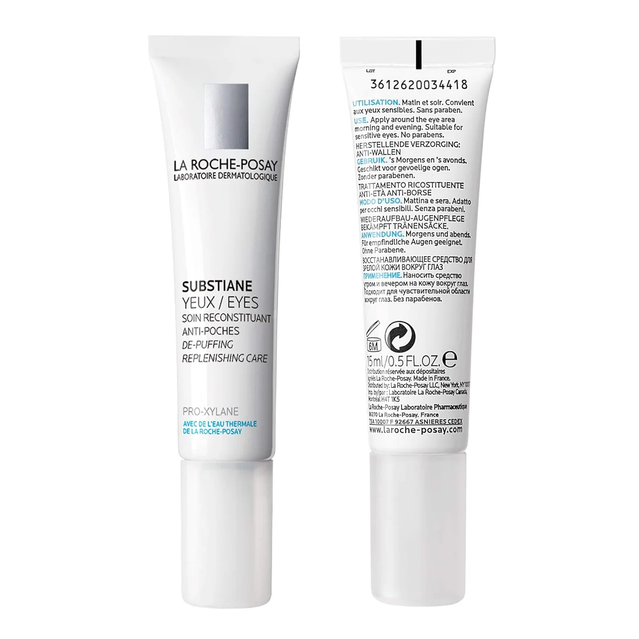 La Roche Posay - Substiane Eye De-Puffing Replenishing Care | 15 mL - Image 3