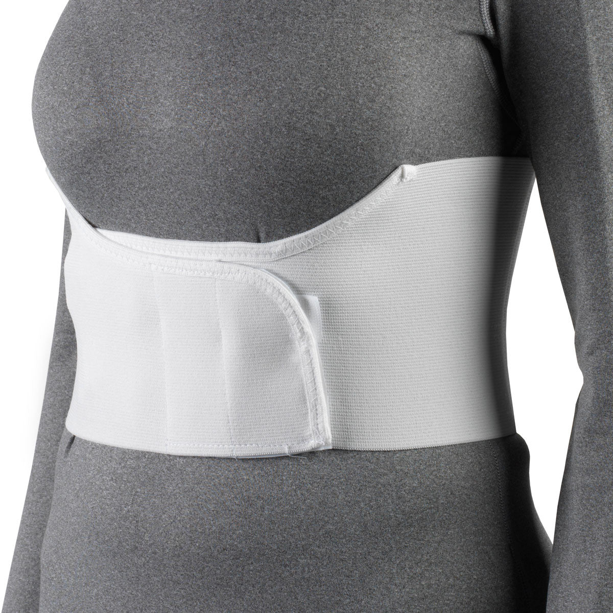 OTC - Ladies' 6In Elastic Rib Belt White