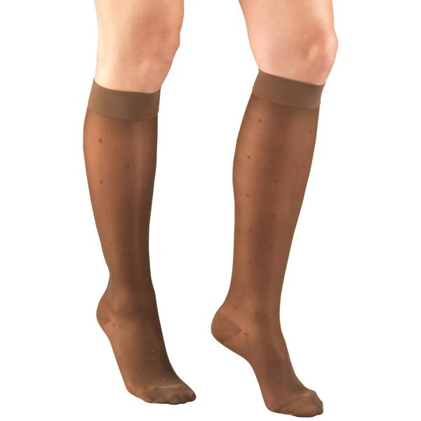 TRUFORM - Ladies' Sheer Knee High (Dot Pattern) | 15-20 Mmhg - Image 3