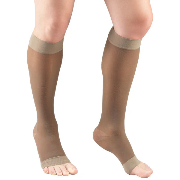 TRUFORM - Ladies' Sheer "Lites" Knee High | Open Toe 15-20 Mmhg - Image 10