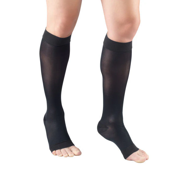 TRUFORM - Ladies' Sheer "Lites" Knee High | Open Toe 15-20 Mmhg - Image 3