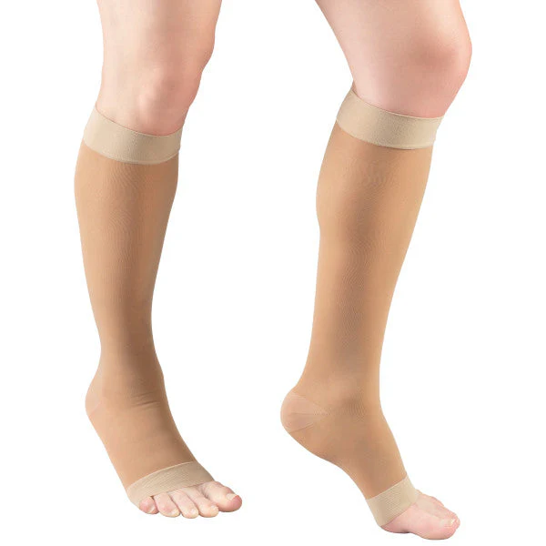 TRUFORM - Ladies' Sheer "Lites" Knee High | Open Toe 15-20 Mmhg - Image 5