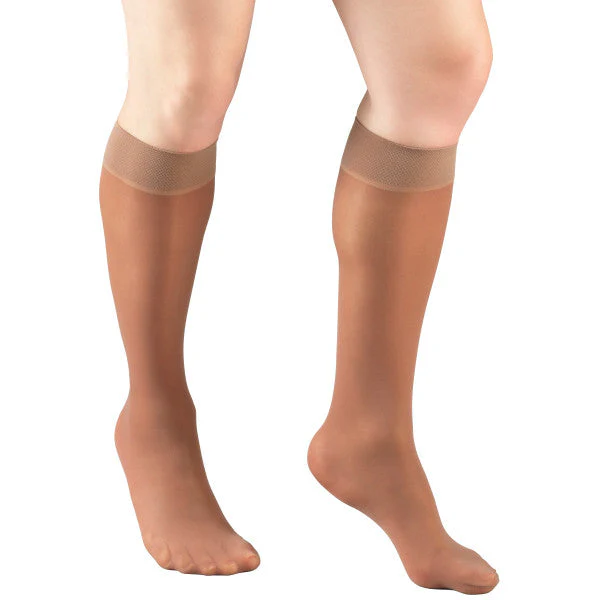 TRUFORM - Ladies' Sheer "Lites" Knee High | Closed Toe 8-15 Mmhg - Image 4