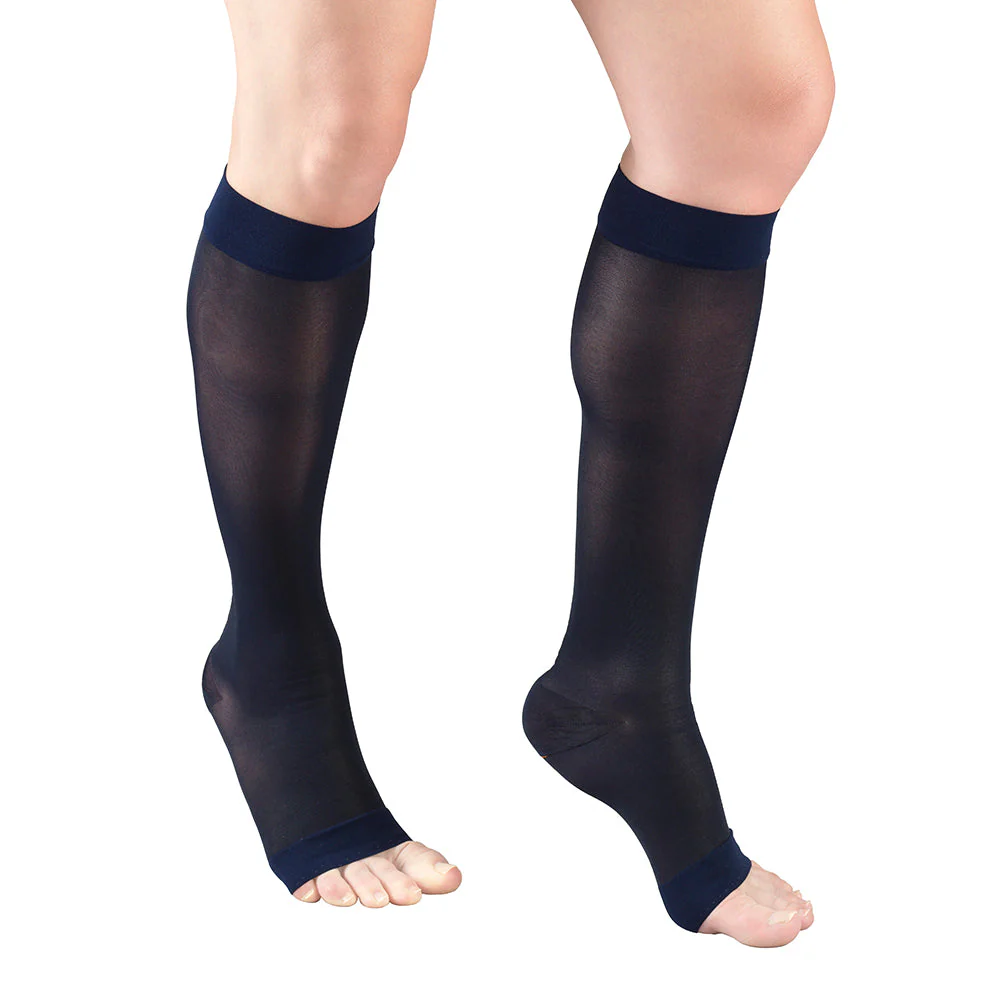 TRUFORM - Ladies' Sheer "Lites" Knee High | Open Toe 8-15 Mmhg - Image 3