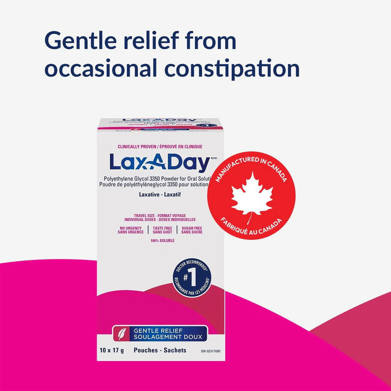 Lax-A-Day Powder Laxative, No Sugar | 17 g x 10 Pouches - Image 5