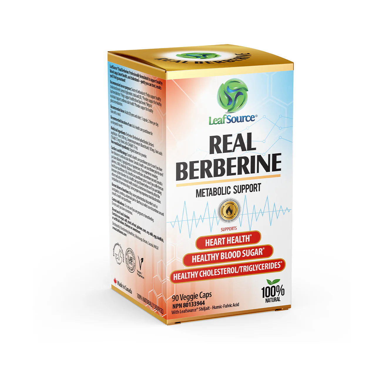 Leaf Source - Real Berberine | 90 Capsules - Image 2