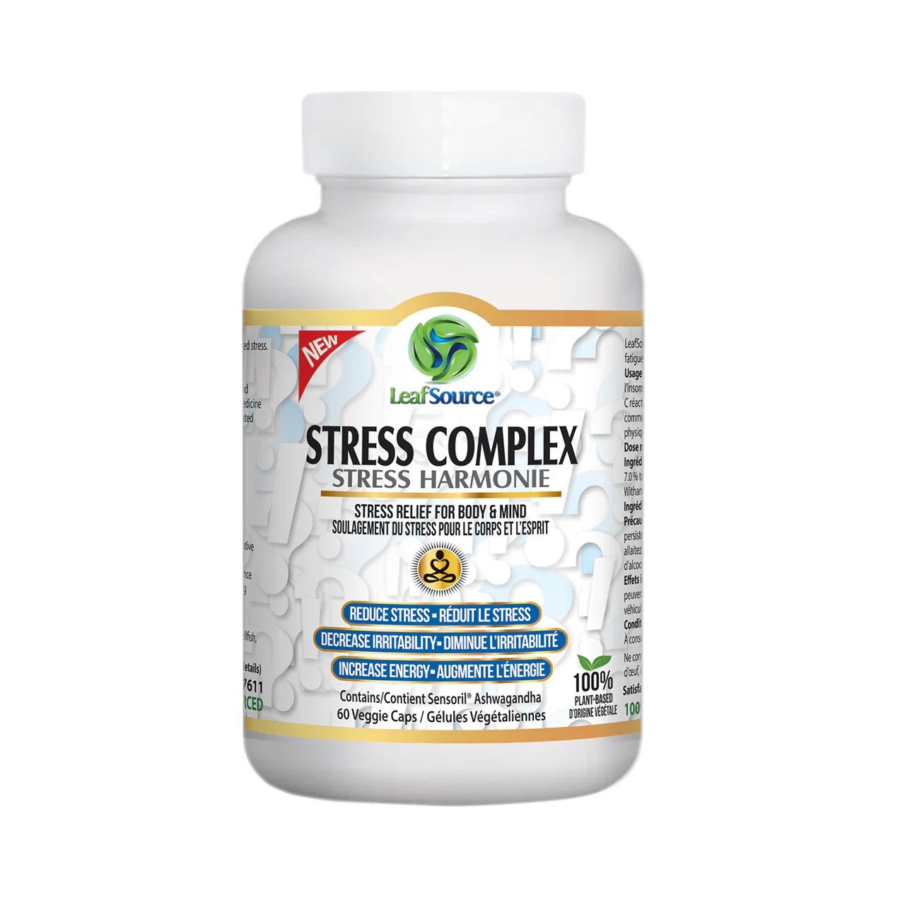 Leaf Source - Stress Complex | 60 Veggie Caps