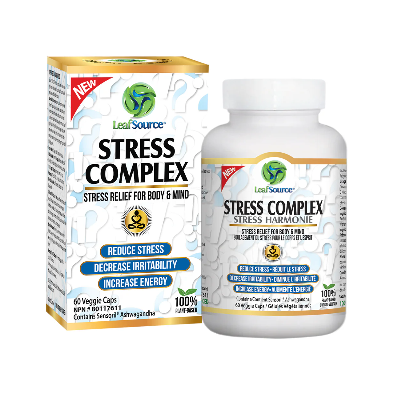 Leaf Source - Stress Complex | 60 Veggie Caps - Image 2