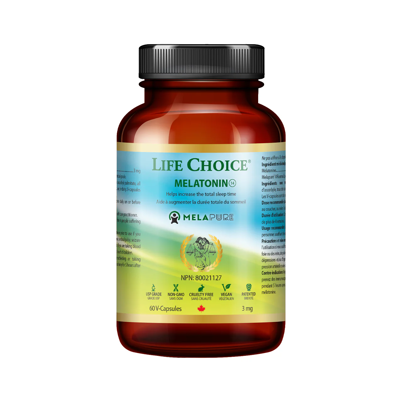 Life Choice - Melatonin 3 mg | 60 Capsules