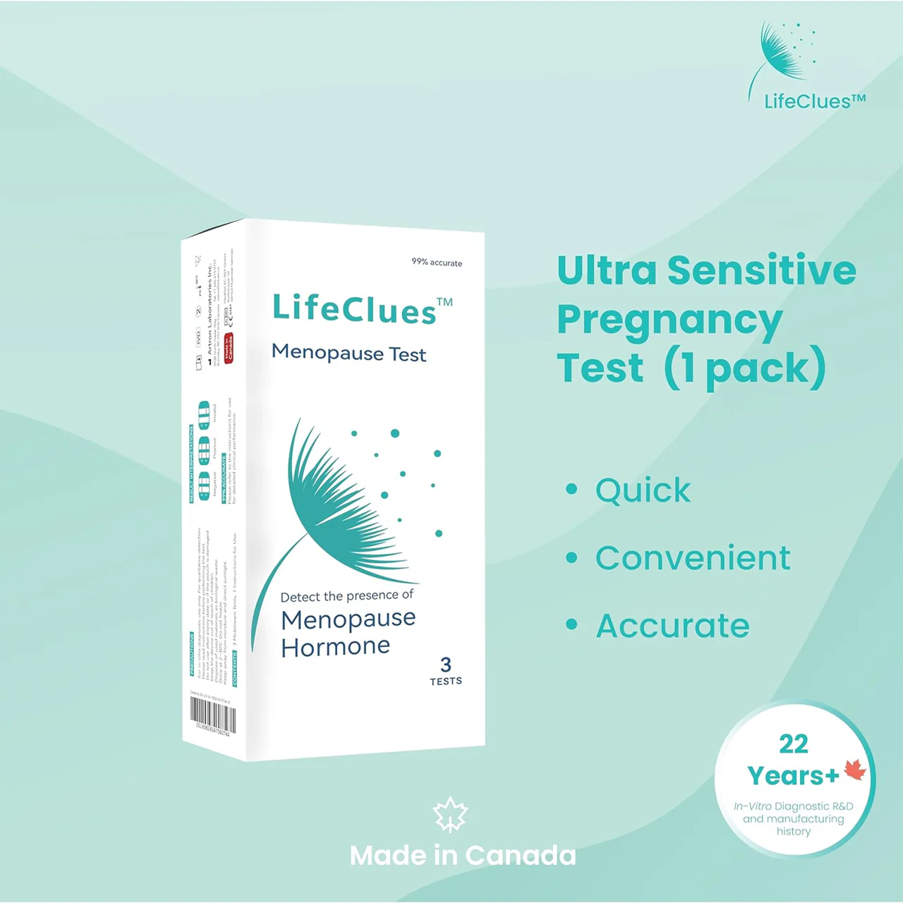LifeClues - Menopause Test | 3 Tests - Image 2