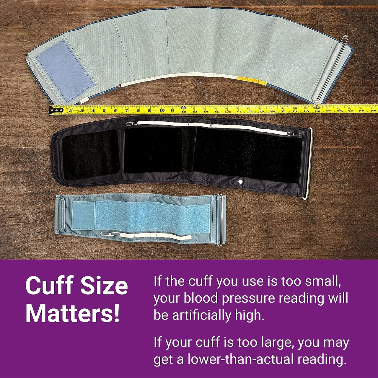 AND Medical - Life Source - Blood Pressure Cuff - Medium - UA-290A - 9"-14"/ 23 - 37 cm | 1 Cuff - Image 6