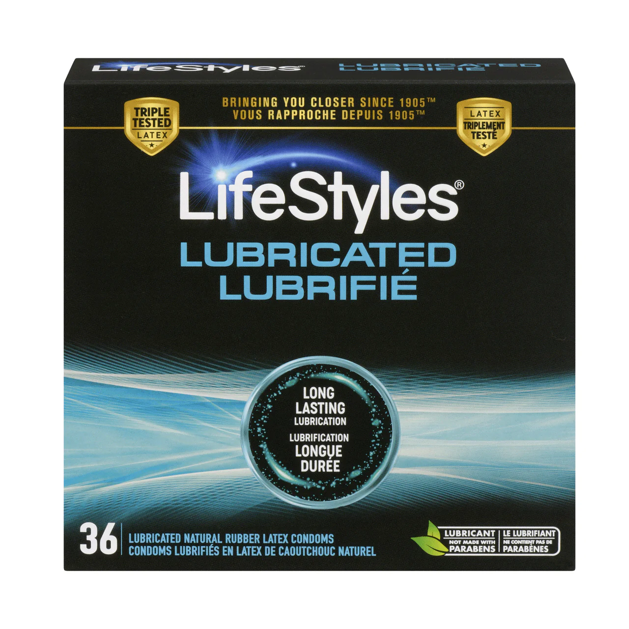 LifeStyles - Lubricated Natural Rubber Latex Condoms | 36 Condoms