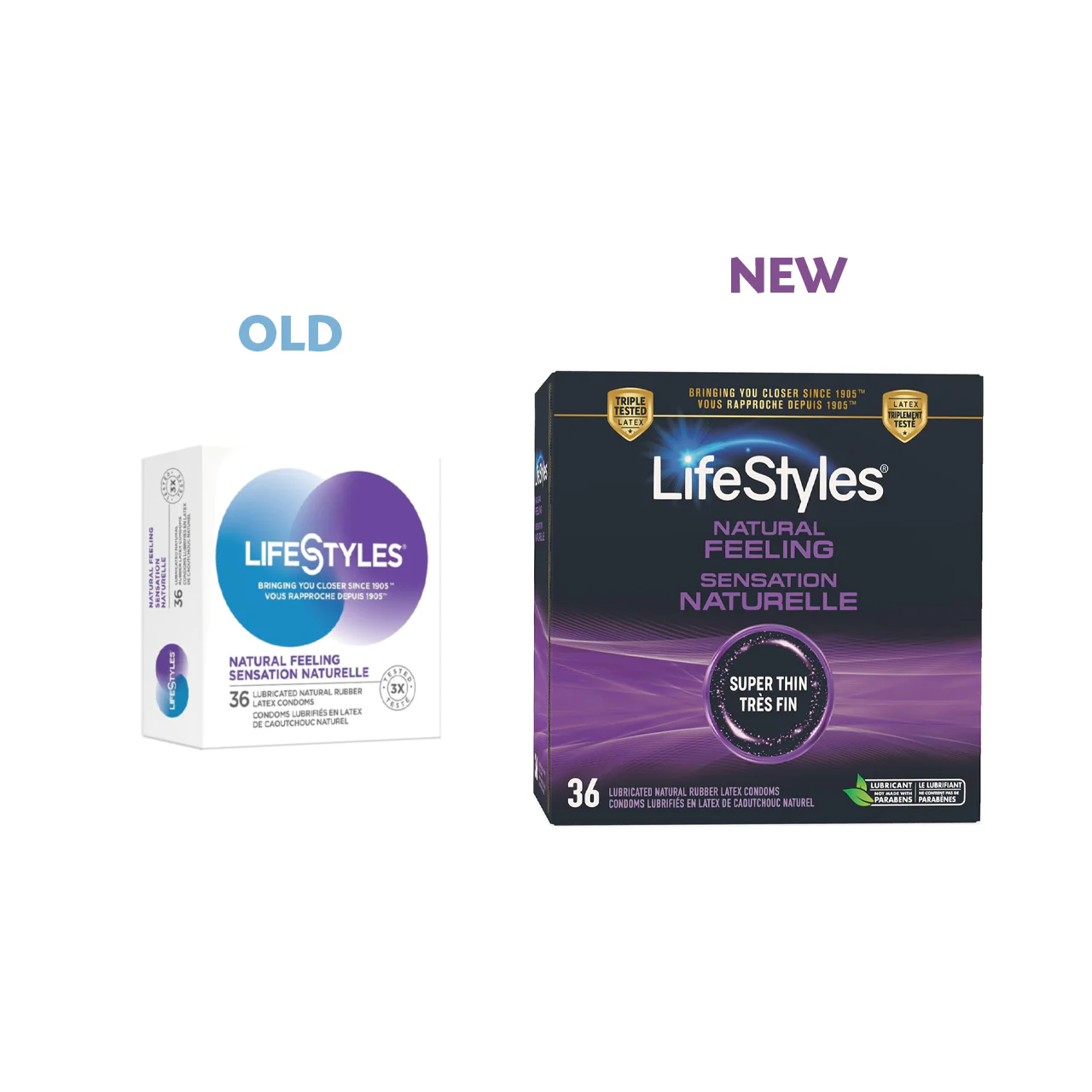 LifeStyles - Natural Feeling, Lubricated Natural Rubber Latex Condoms | 36 Count - Image 2