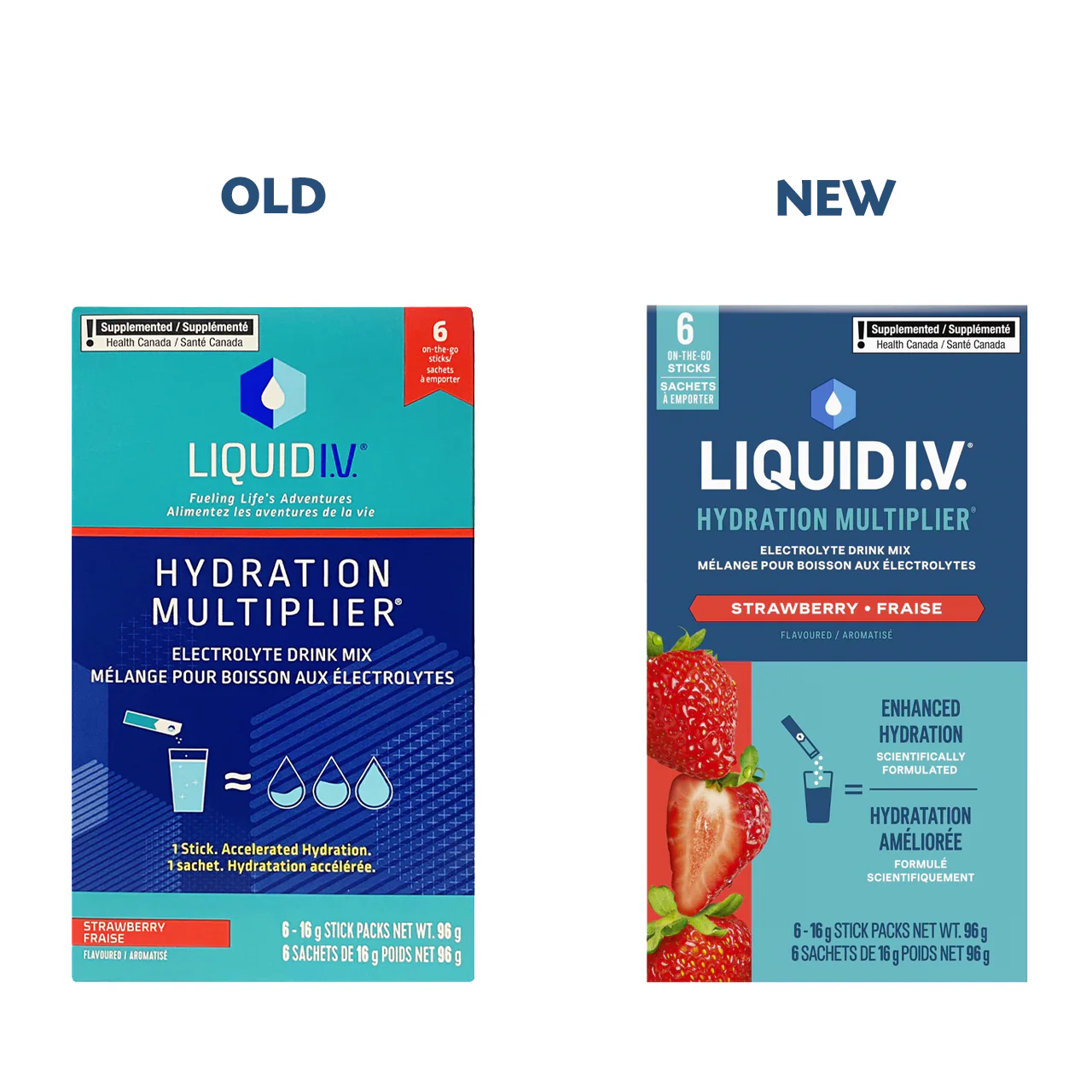 Liquid IV - Hydration Multiplier Electrolyte Drink Mix, Strawberry | 16 g x 6 Sachets - Image 3