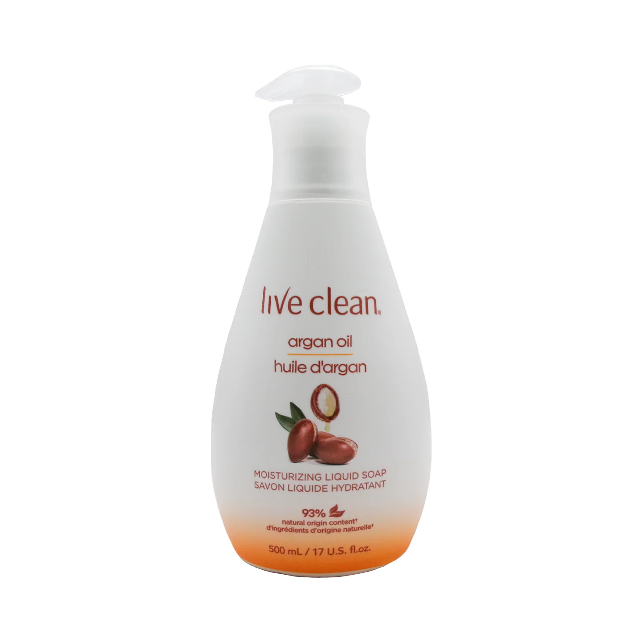 Live Clean - Argan Oil - Moisturizing Liquid Hand Soap | 500 mL