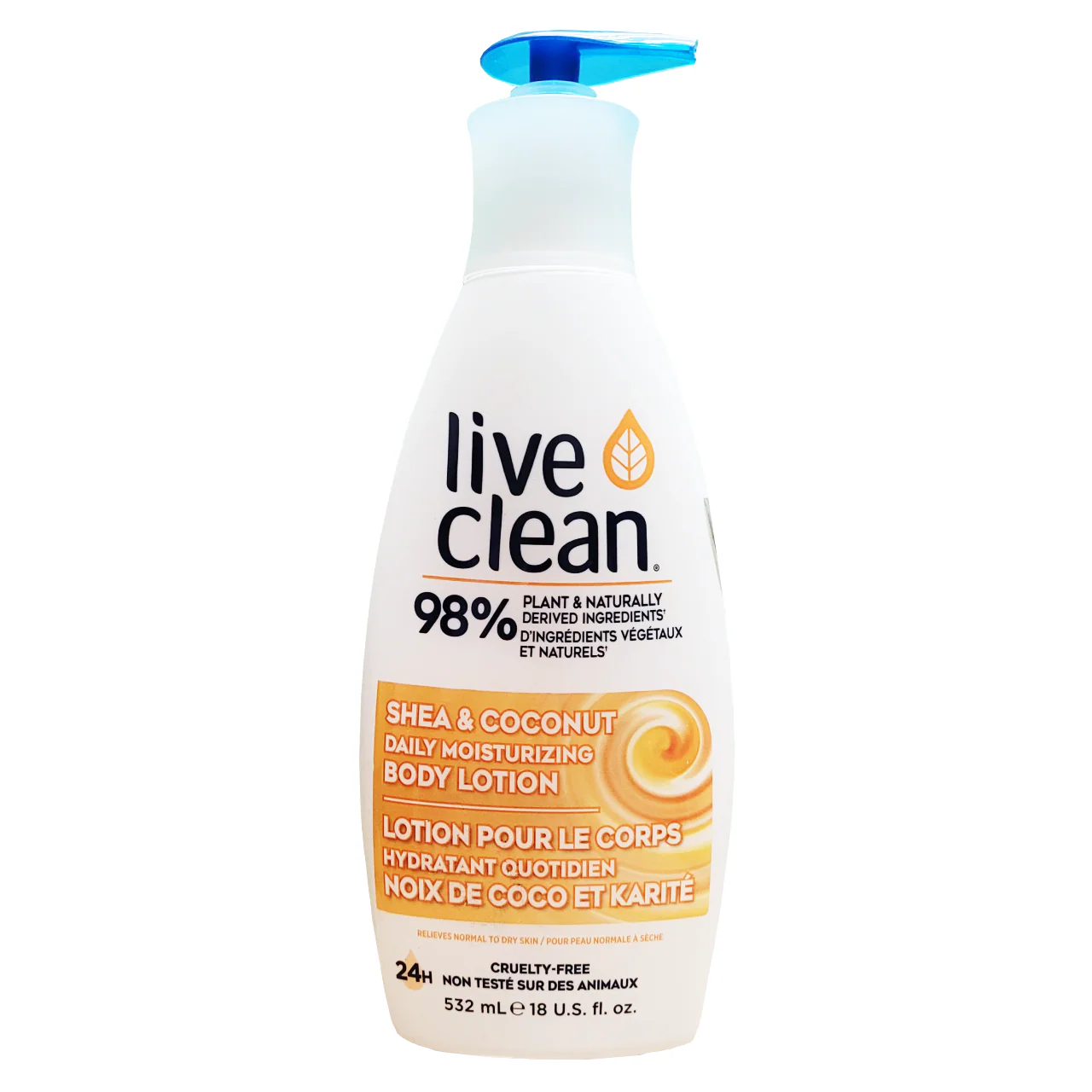 Live Clean - Daily Moisturizing Shea & Coconut Body Lotion | 532 mL