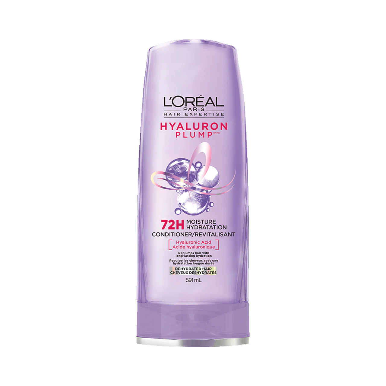 L'Oréal Paris - Hyaluron Plump 72 H Moisture Hydration for Dehydrated Hair, Conditioner | 591 mL