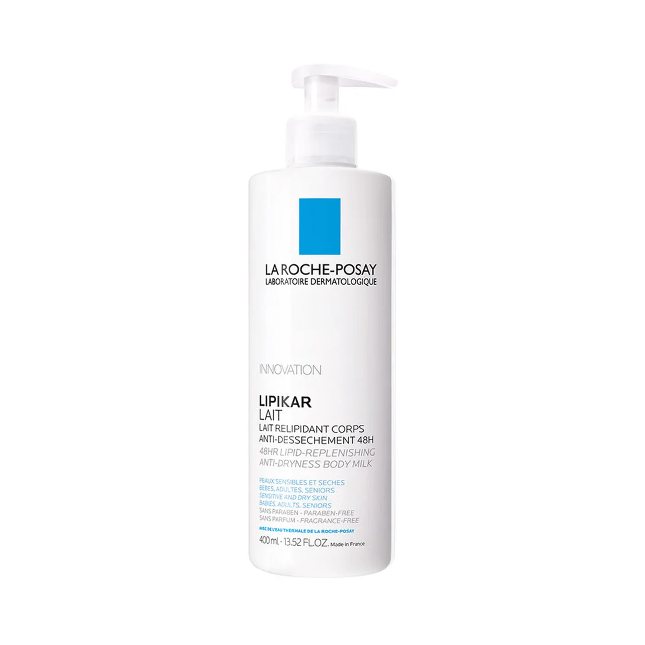 La Roche-Posay - Lipikar Lait Lotion - Lipid Replenishing Body Lotion - Fragrance Free | 400 mL