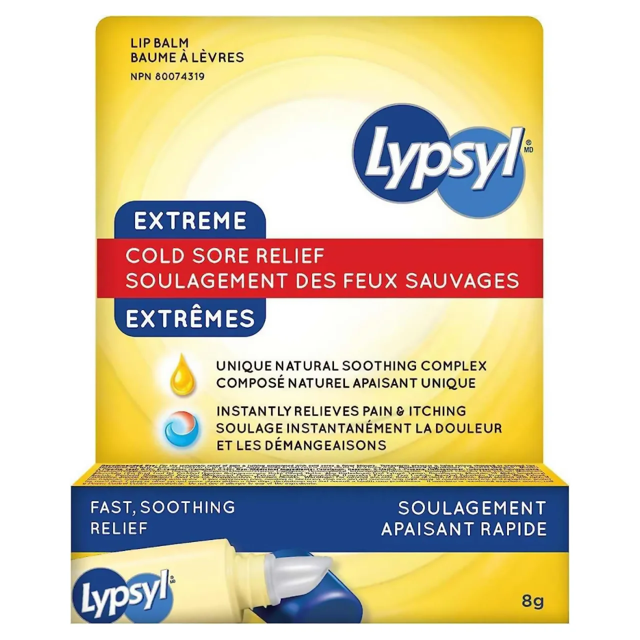 Lypsyl - Extreme Cold Sore Relief Lip Balm | 8 g