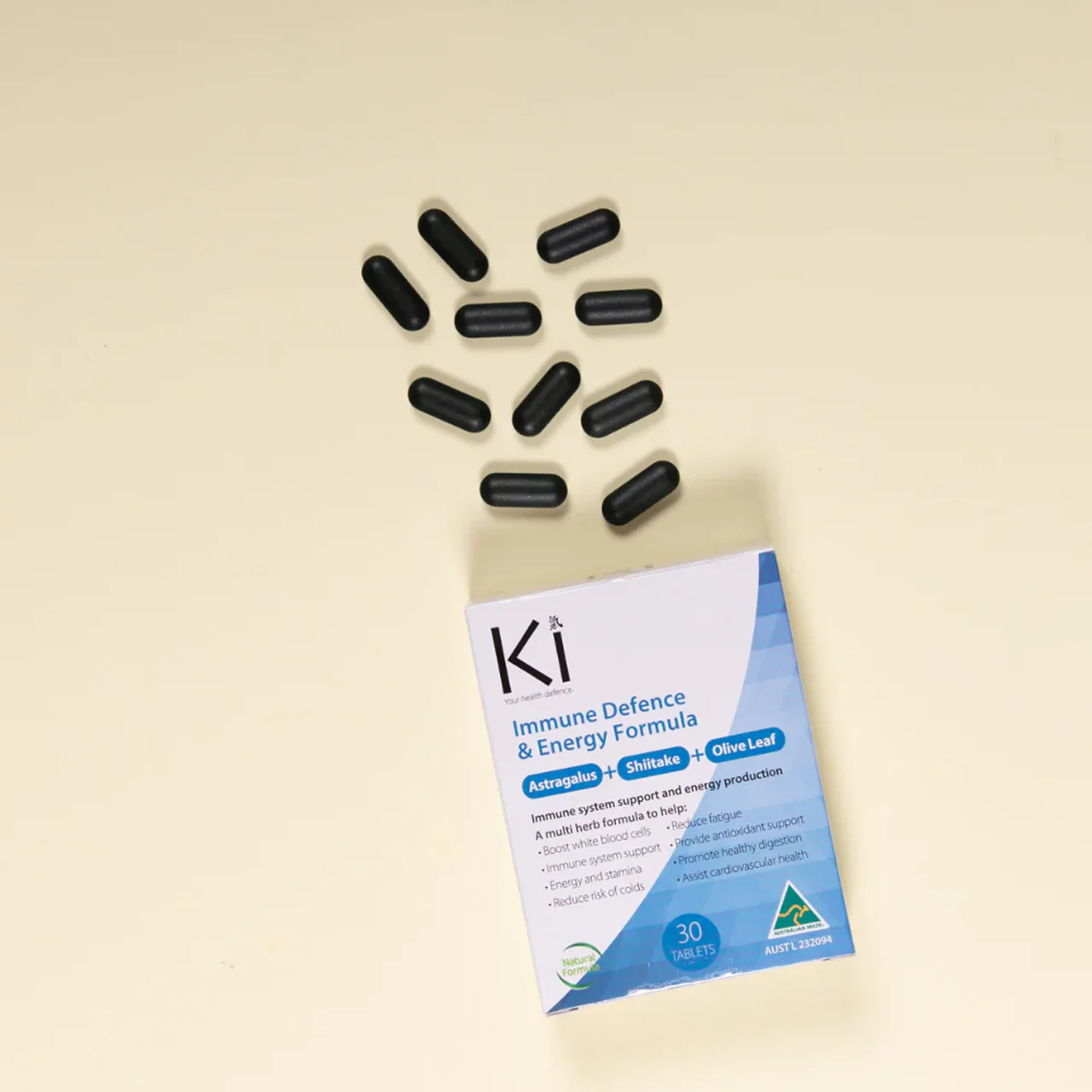 Ki - Immune Defence & Energy Formula | 30 Tablets - Image 3