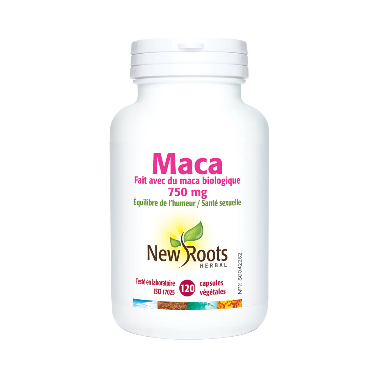 New Roots - Maca Made With Organic Maca 750 mg | 120 Capsules - Image 2